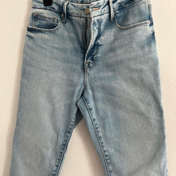 Good American women’s jeans/ High Rise straight leg - Picture 4 of 12